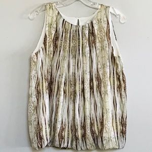 Dressbarn SHIMMERING CHIFFON BALLOON BLOUSE